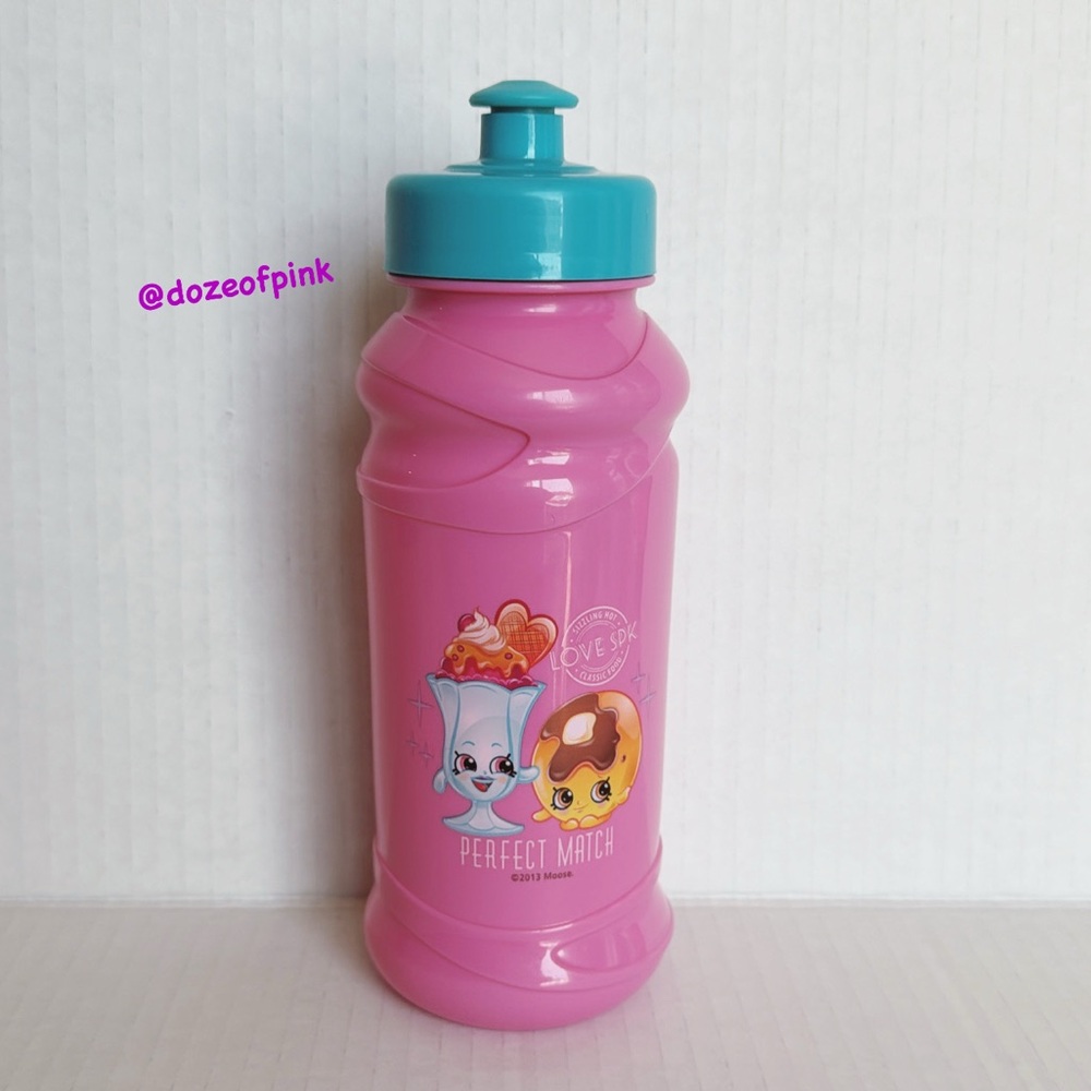 Shopkins 16 Fl oz. Pink Water Bottle by Zak Designs BPA FREE